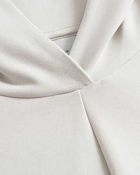 Skechers W Soft Touch Hoodie Sweatshirt Kadın Gri Sweatshirt S242151-013-5