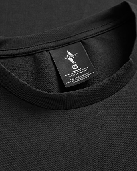 Skechers M Soft Touch Regular T-shirt Erkek Siyah Tshirt S242154-001-5