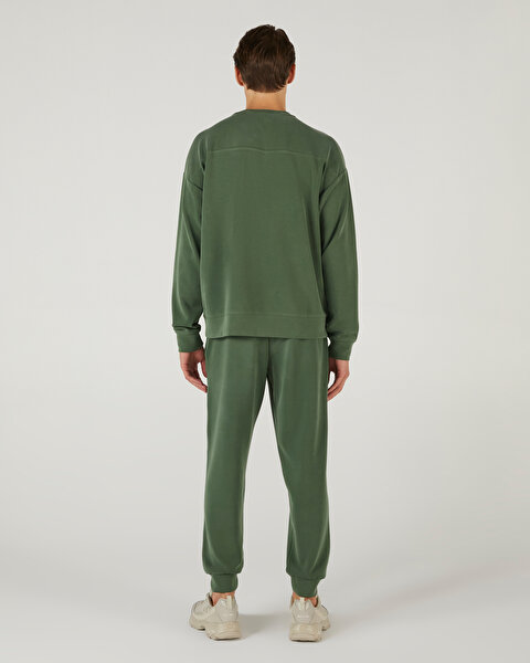 Skechers M Soft Touch Jogger Sweatpant Erkek Haki Eşofman Altı S242157-801-3