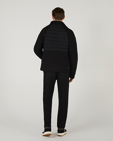 Skechers M Outerwear Casual Comfort Padded Jacket Erkek Siyah Mont S242160-001-2