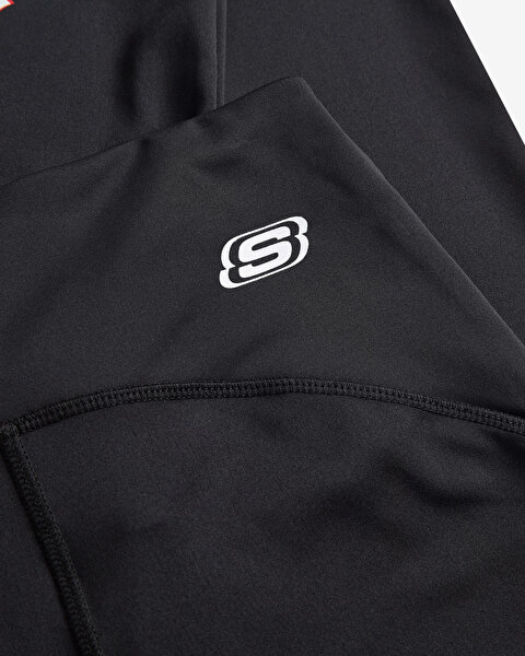 Skechers W Performance Coll. Ankle Legging Kadın Siyah Tayt S242195-001-6