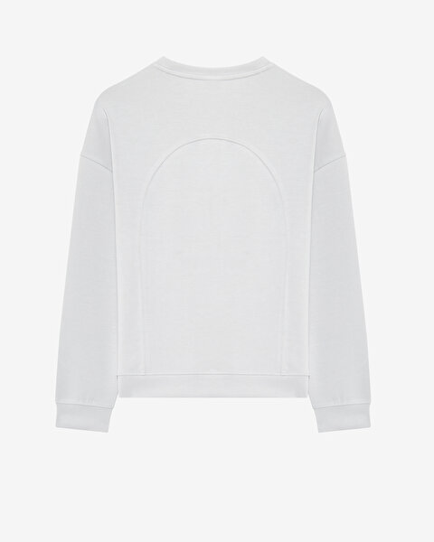 Skechers W Lounge Loose Crew Neck Sweatshirt Kadın Gri Sweatshirt S2510052-035-5