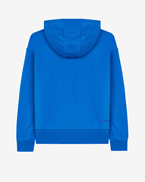 Skechers Essential B Hoodie Sweatshirt Büyük Erkek Çocuk Mavi Sweatshirt SK232064-403-5