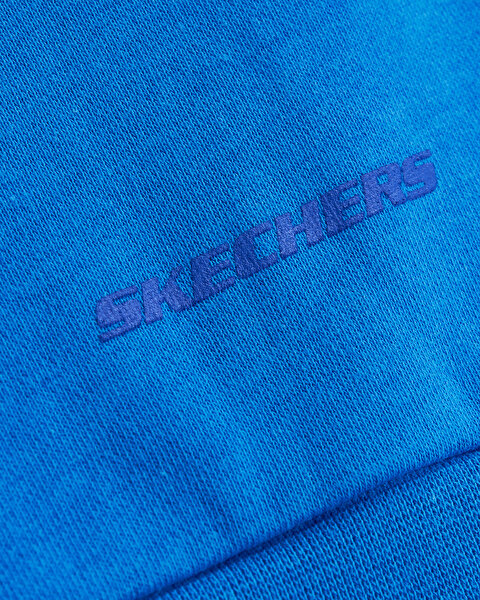 Skechers Essential B Hoodie Sweatshirt Büyük Erkek Çocuk Mavi Sweatshirt SK232064-403-7