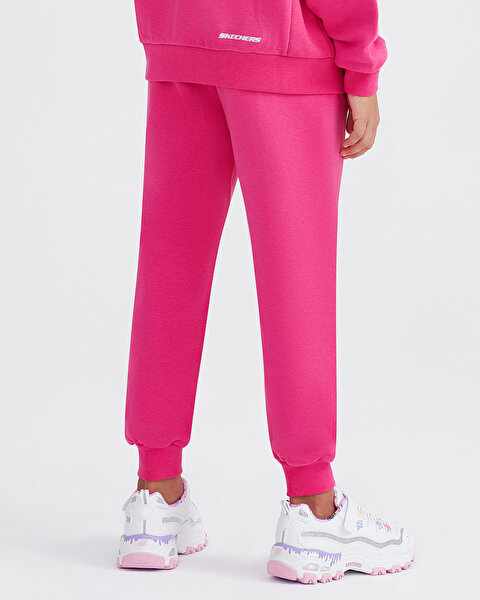 Skechers G Lw Fleece Jogger Sweatpant Büyük Kız Çocuk Pembe Eşofman Altı SK232075-602-2