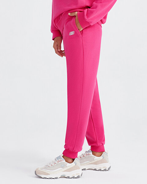 Skechers G Lw Fleece Jogger Sweatpant Büyük Kız Çocuk Pembe Eşofman Altı SK232075-602-4