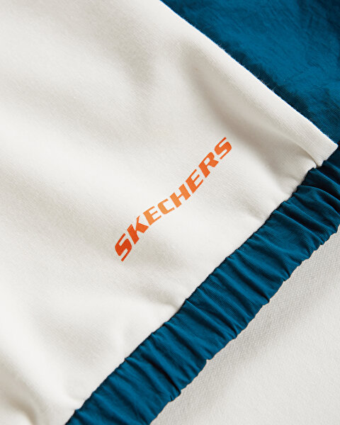 Skechers B 2Xi-lock Half Zip Sweatshirt Büyük Erkek Çocuk Beyaz Sweatshirt SK232078-102-9