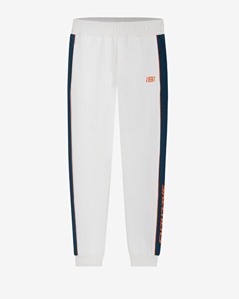 Skechers B Heavy Weight Fleece Jogger Sweatpant Büyük Erkek Çocuk Beyaz Eşofman Altı SK232079-102-5