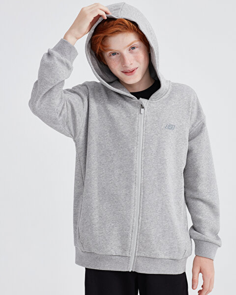 B Lw Fleece Full Zip Hoodie Sweatshirt SK232081 036 Civar