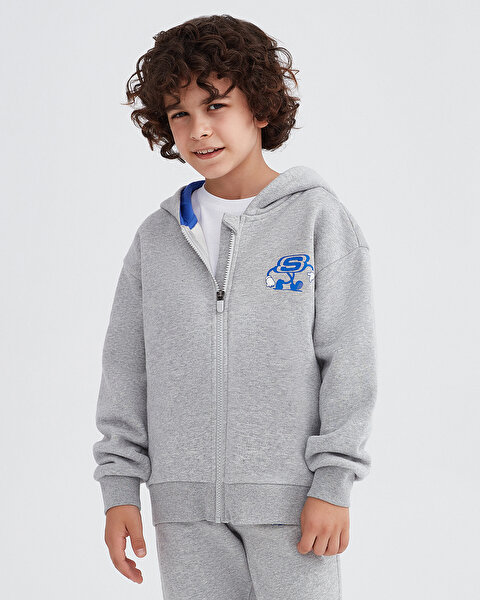 Skechers B Heavy Weight Fleece Suit Track Suit B y k Erkek ocuk