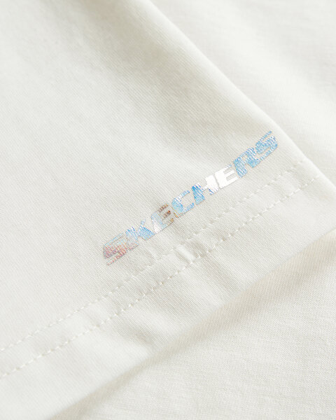 Skechers Essential G Short Sleeve  T-shirt Büyük Kız Çocuk Beyaz Tshirt SK232139-102-9