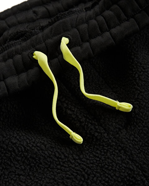 Skechers B Outdoor Fleece Jogger Polar Sweatpant Büyük Erkek Çocuk Siyah Eşofman Altı SK232162-001-6