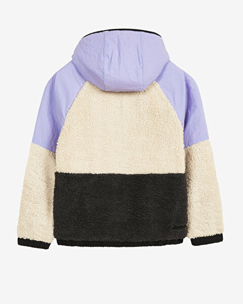 Skechers G Outdoor Fleece Full Zip Sherpa Büyük Kız Çocuk Mor Mont SK232176-505-4