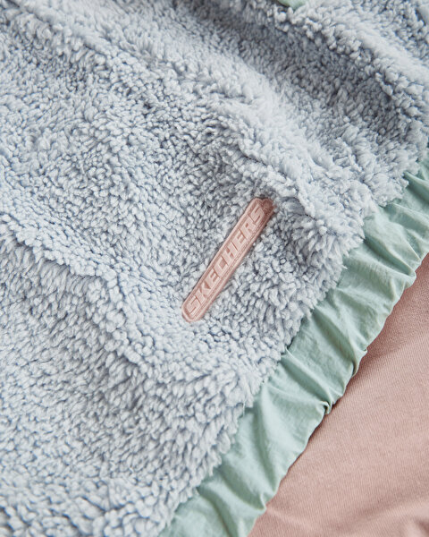 Skechers G Outdoor Fleece Full Zip Sherpa Büyük Kız Çocuk Pembe Mont SK232176-590-7