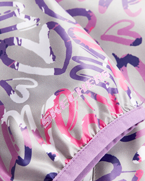 Skechers Micro Collection G Full Zip Hoodie Sweatshirt Büyük Kız Çocuk Çok Renkli Mont SK241063-102-9