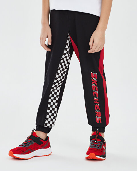 Skechers Micro Collection B Jogger Sweatpant Büyük Erkek Çocuk Siyah Eşofman Altı SK241131-001-4