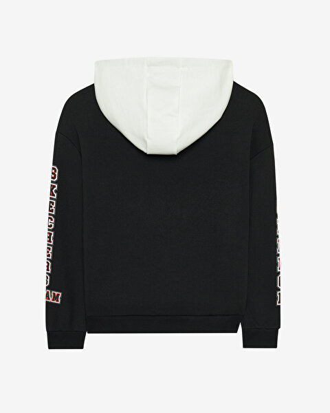 Skechers B Lw Fleece Hoodie Sweatshirt Büyük Erkek Çocuk Siyah Sweatshirt SK242050-001-7