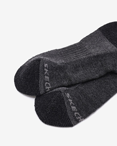 Skechers Wo1/2 Terry Trail Qtr Crew - 2'Li Paket Kadin Çorap Kadın Siyah Çorap S118743-001-2