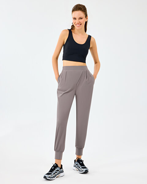 Skechers W Micro Pant Kadın Gri Eşofman Altı S211078-3920-2