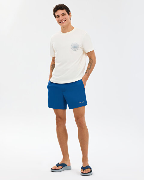 Skechers M 5 Inch Swimshort Erkek Mavi Deniz Şortu S211654-4295-3