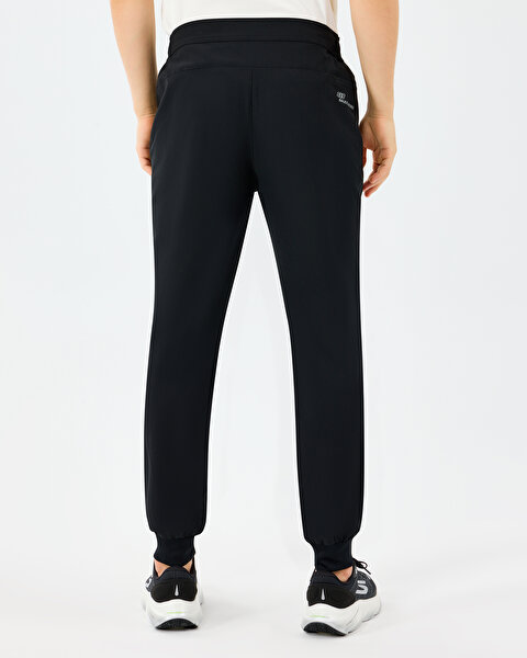 Skechers M Micro Coll. Side Zipper Jogger Fit Pant Erkek Siyah Eşofman Altı S211809-3817-2