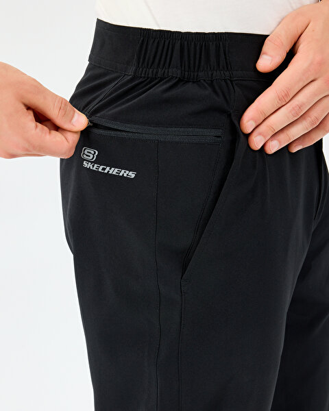 Skechers M Micro Coll. Side Zipper Jogger Fit Pant Erkek Siyah Eşofman Altı S211809-3817-3