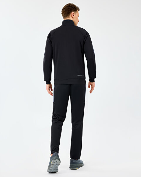 Skechers M Performance Track Suit Erkek Siyah Eşofman Takımı S212165-3817-4