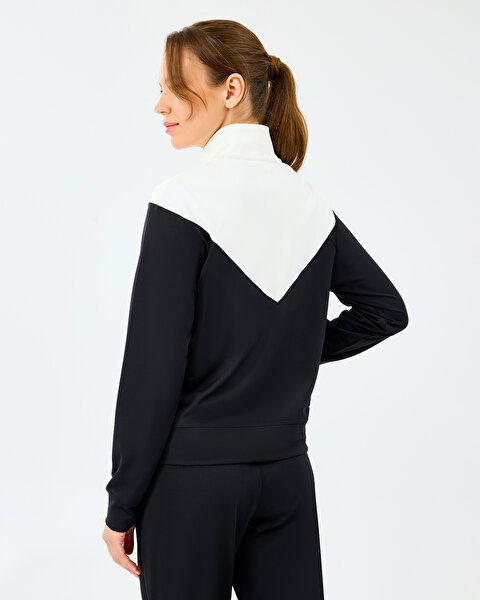 Skechers W Performance Track Suit Kadın Siyah Eşofman Takımı S212251-3817-4