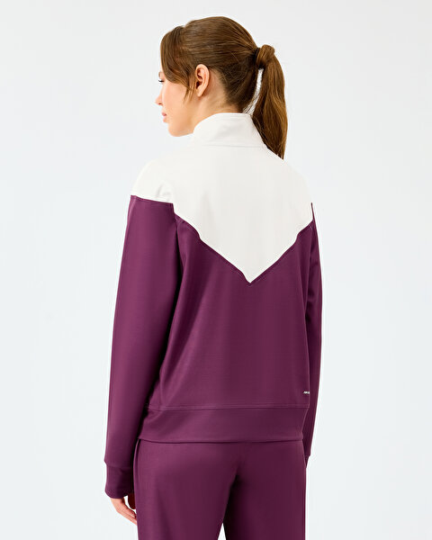 Skechers W Performance Track Suit Kadın Bordo Eşofman Takımı S212251-3877-4