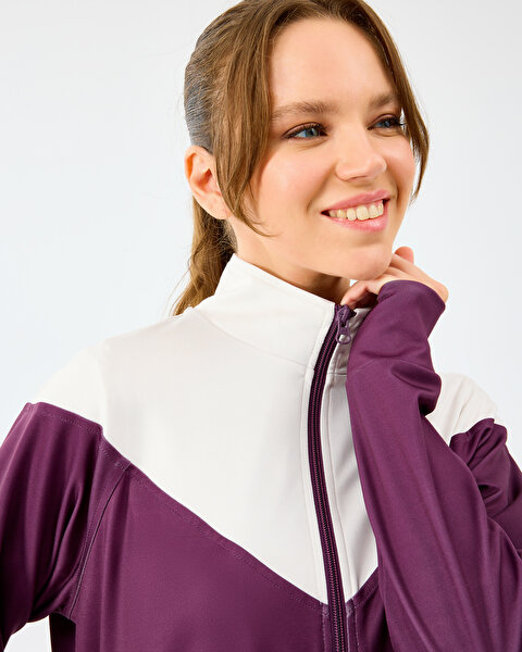 Skechers W Performance Track Suit Kadın Bordo Eşofman Takımı S212251-3877-5