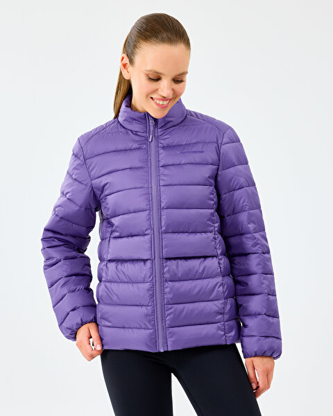 W Essential Outerwear Padded Jacket Kadın Mor Mont S231240-0277