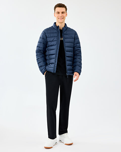 Skechers M Essential Outerwear Padded Jacket Erkek Lacivert Mont S231242-0505-5
