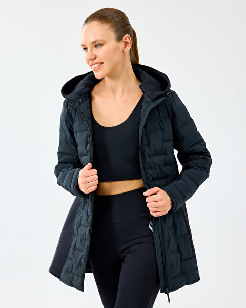 Skechers W Full Zip Jacket Kadın Siyah Mont S242060-3817-4