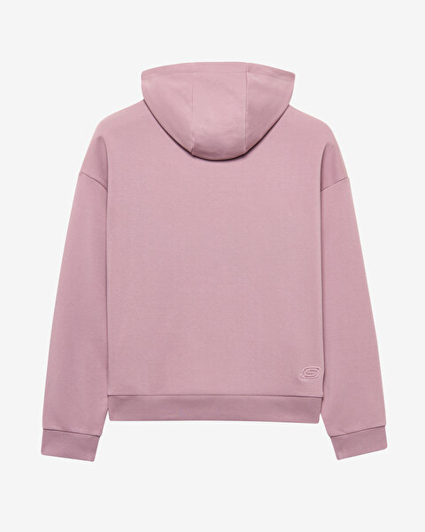 Skechers W Essential Hoodie Sweatshirt Kadın Pembe Sweatshirt S242111-620-1