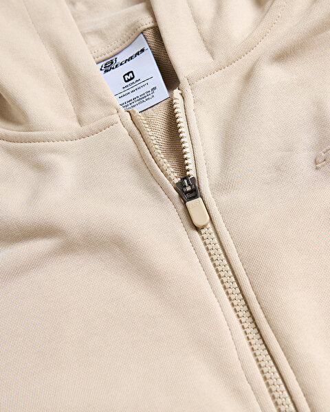 Skechers M Essential Full Zip Hoodie Sweatshirt Erkek Gri Sweatshirt S242112-013-2