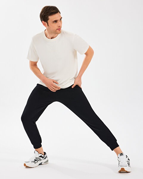 Skechers M Essential Jogger Sweatpant Erkek Siyah Eşofman Altı S242114-001-4