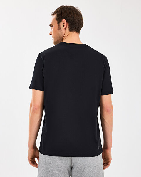 Skechers M Essential T-shirt Erkek Siyah Tshirt S2510017-001-3