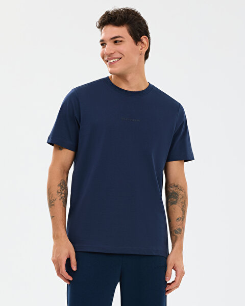 M Essential T-shirt Erkek Lacivert Tshirt S2510017-0505