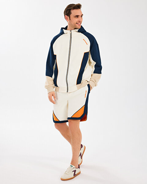 M Diagonel Lw Fleece Fullzip Hoodie Sweatshirt S2510027-102_2