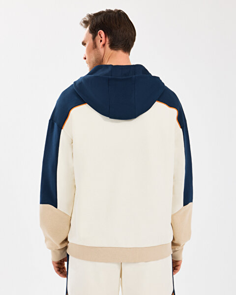 M Diagonel Lw Fleece Fullzip Hoodie Sweatshirt S2510027-102_3
