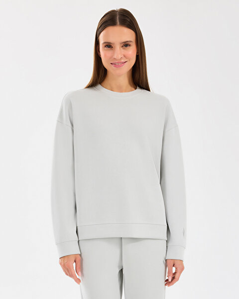 Skechers W Lounge Loose Crew Neck Sweatshirt