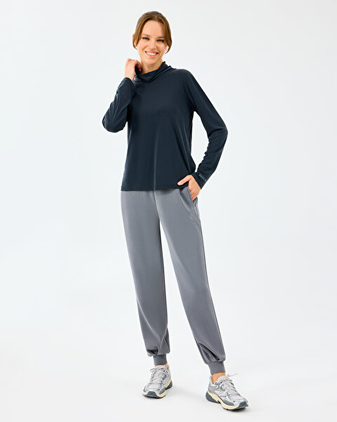 Skechers W Lounge Jogger Sweatpant Kadın Gri Eşofman Altı S2510056-1767-4