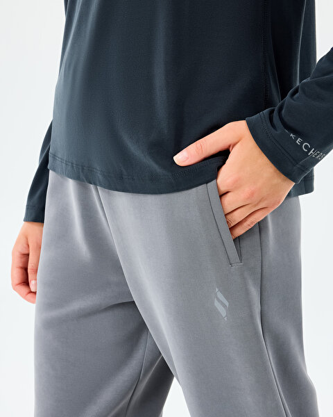 Skechers W Lounge Jogger Sweatpant Kadın Gri Eşofman Altı S2510056-1767-5