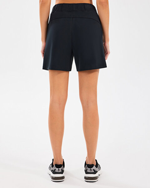 Skechers W Lounge Regular 5 Inch Sweatshort Kadın Siyah Şort S2510059-001-3