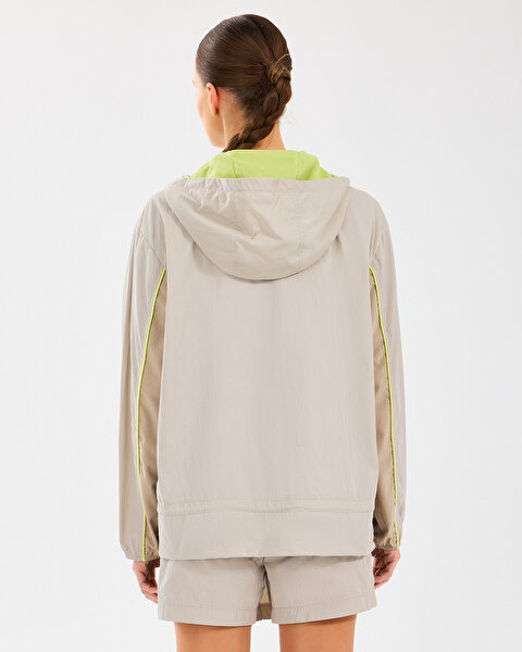 Skechers W Fullzip Jacket Kadın Beyaz Mont S2510116-102-5