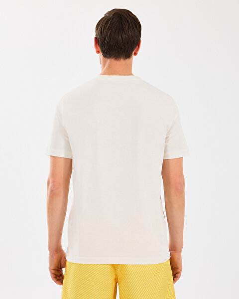 Skechers M Lightweight Graphic Tee T-shirt Erkek Beyaz Tshirt S2510168-102-4