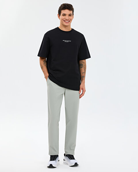 Skechers M Micro Slim Pant Erkek Gri Pantolon S2510182-3835-3
