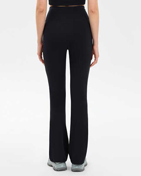 Skechers W Basic Flare Legging Kadın Siyah Tayt S2510201-3817-2