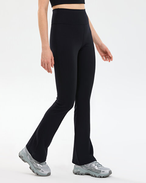 Skechers W Basic Flare Legging Kadın Siyah Tayt S2510201-3817-3
