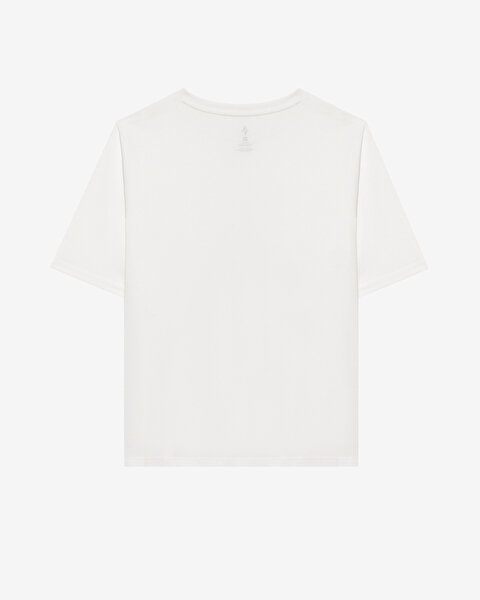 Skechers W Lounge Regular Crew Neck T-shirt Kadın Beyaz Tshirt S2510327-102-5